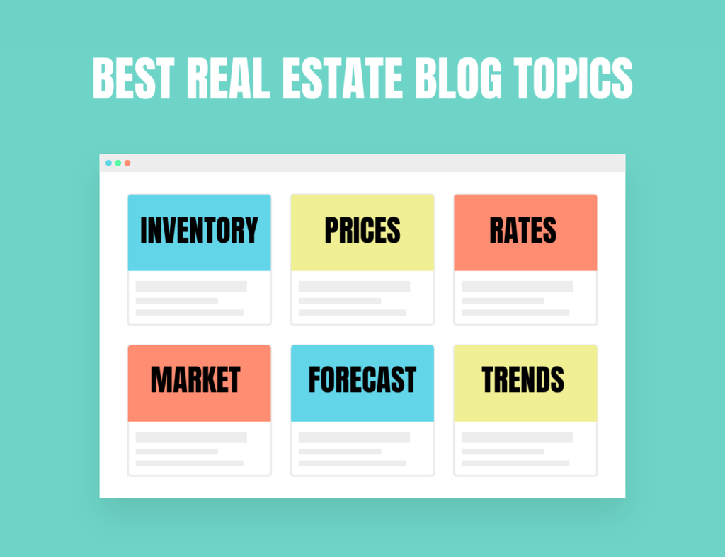 Real estate blog topics for 2024